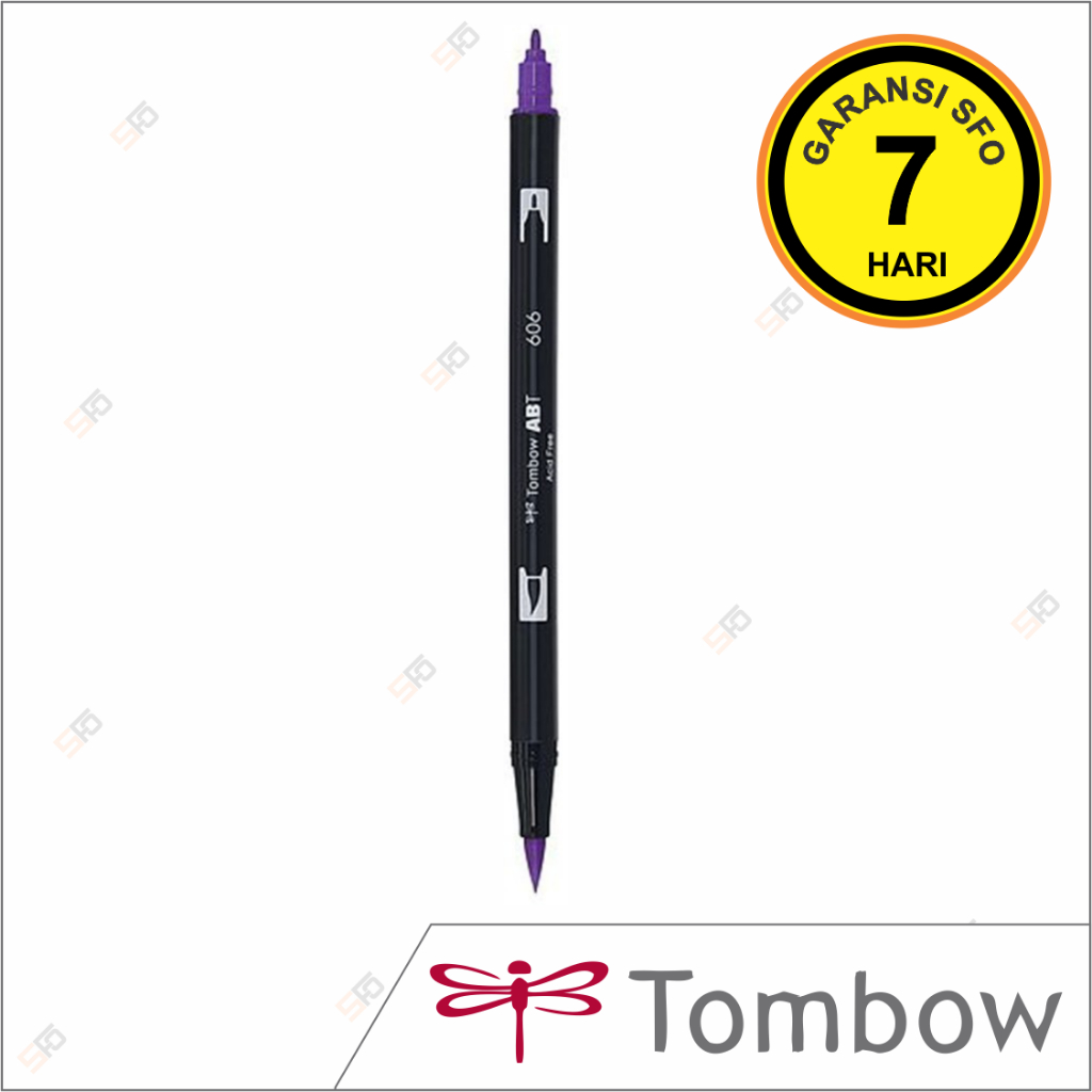 

Dual Brush Pen Tombow 606 - Violet - ABT Satuan