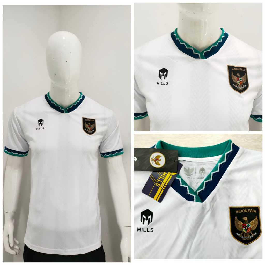 JERSEY TIMNAS INDONESIA AWAY HOME PUTIH MERAH GRADE ORI PREMIUM DEWASA JERSEY BOLA TIMNAS INDONESIA 