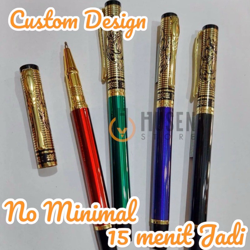 

[No Minimal] Pulpen Ballpoint Pena 662 Gravier Laser