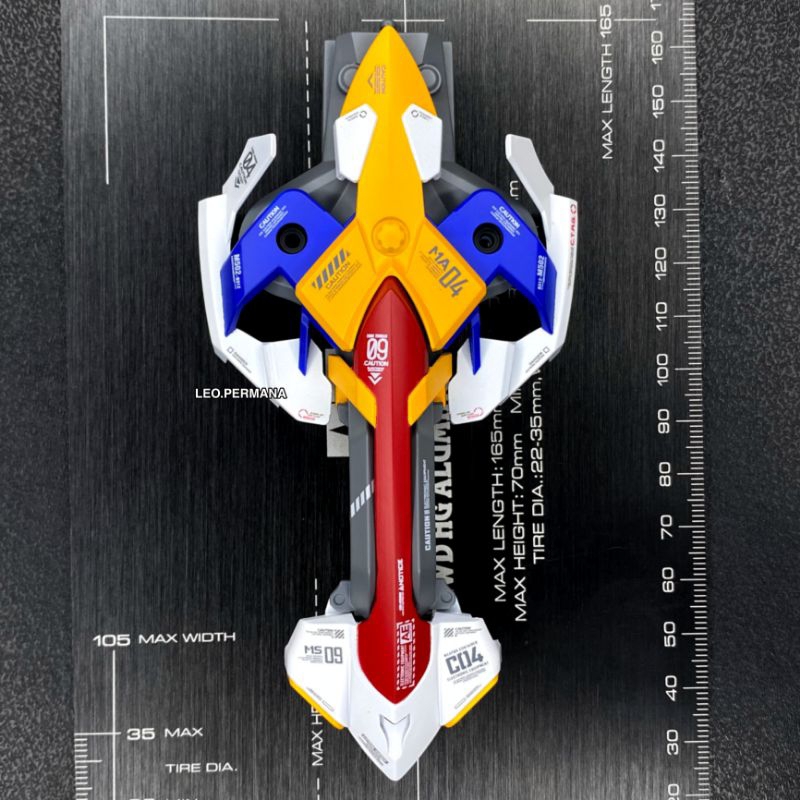 REP BODY MACH FRAME REPAINT RX78 + CUSTOM SFM CHASSIS BODY MACH FRAME MACH FRAME GUNDAM