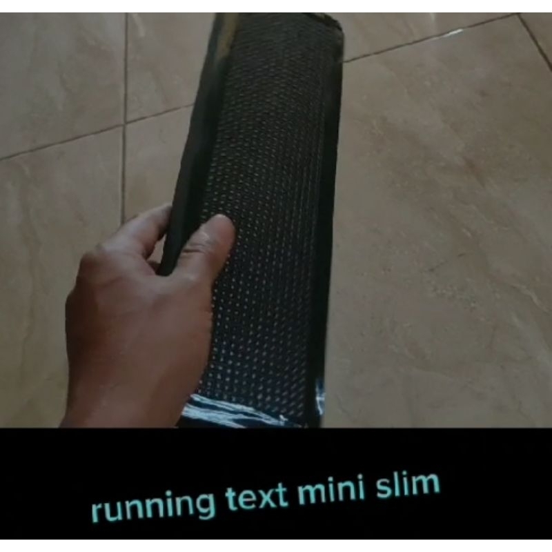 Running text mini slim 12-24v