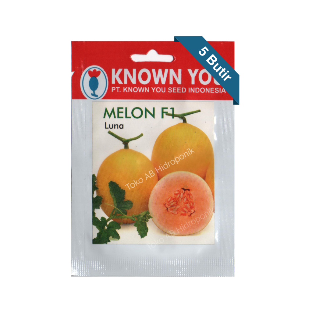 Benih Melon Luna F1 Melon Golden Known You Seed Isi 5 Butir
