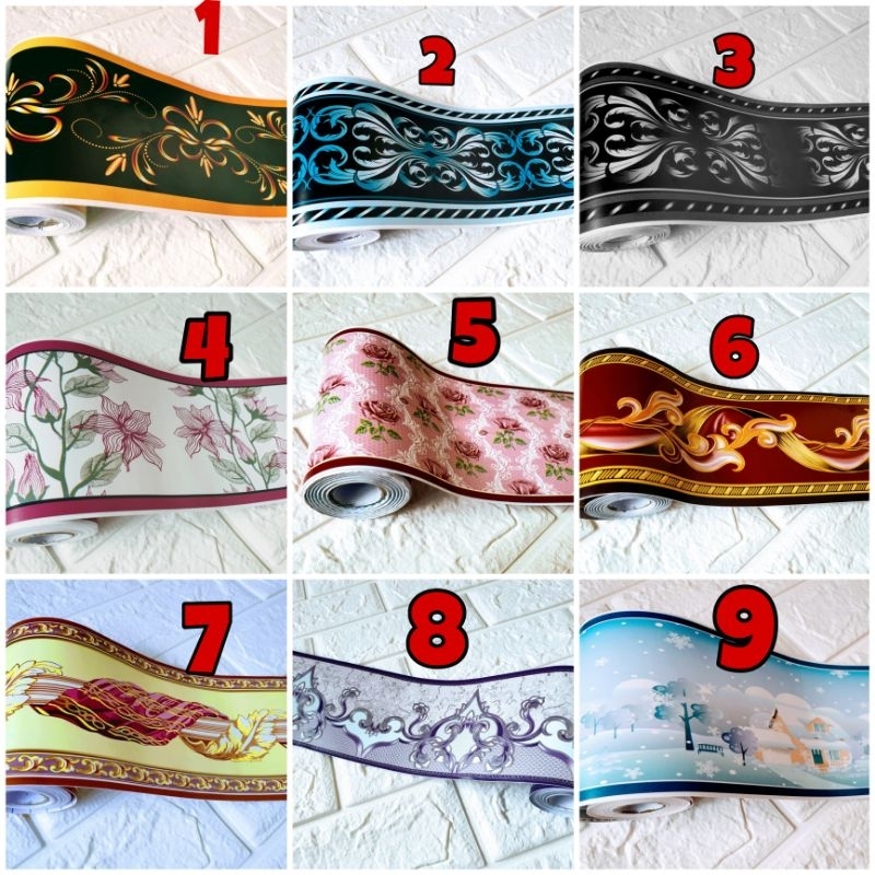 List border premium Wallpaper dinding