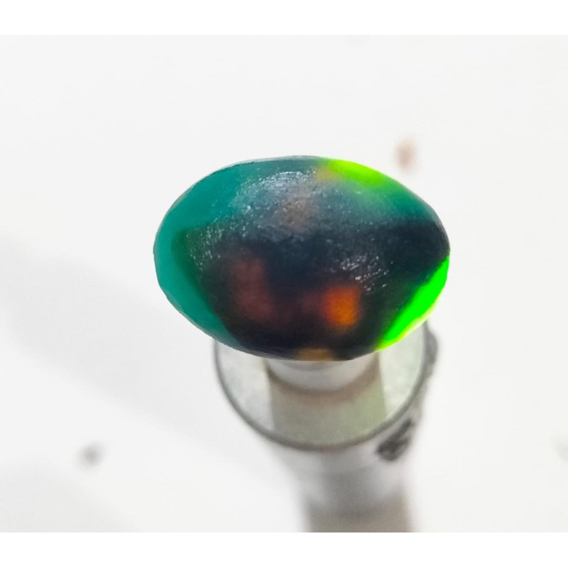 Bacan Coklat Hijau selendang merah