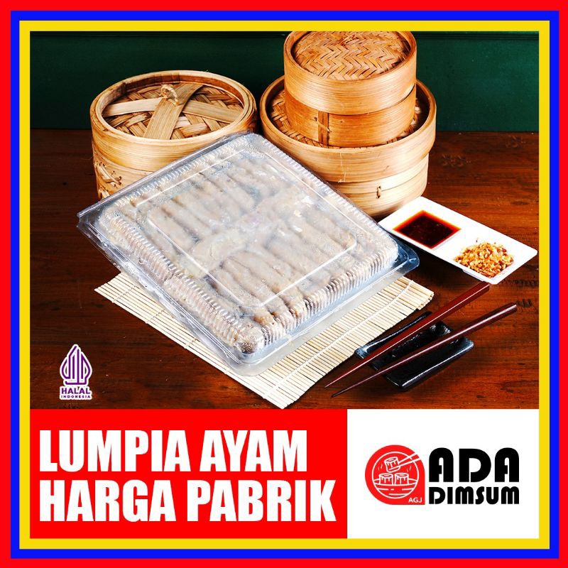 

DIMSUM LUMPIA AYAM KEMASAN SEDANG LANGSUNG DARI PABRIK