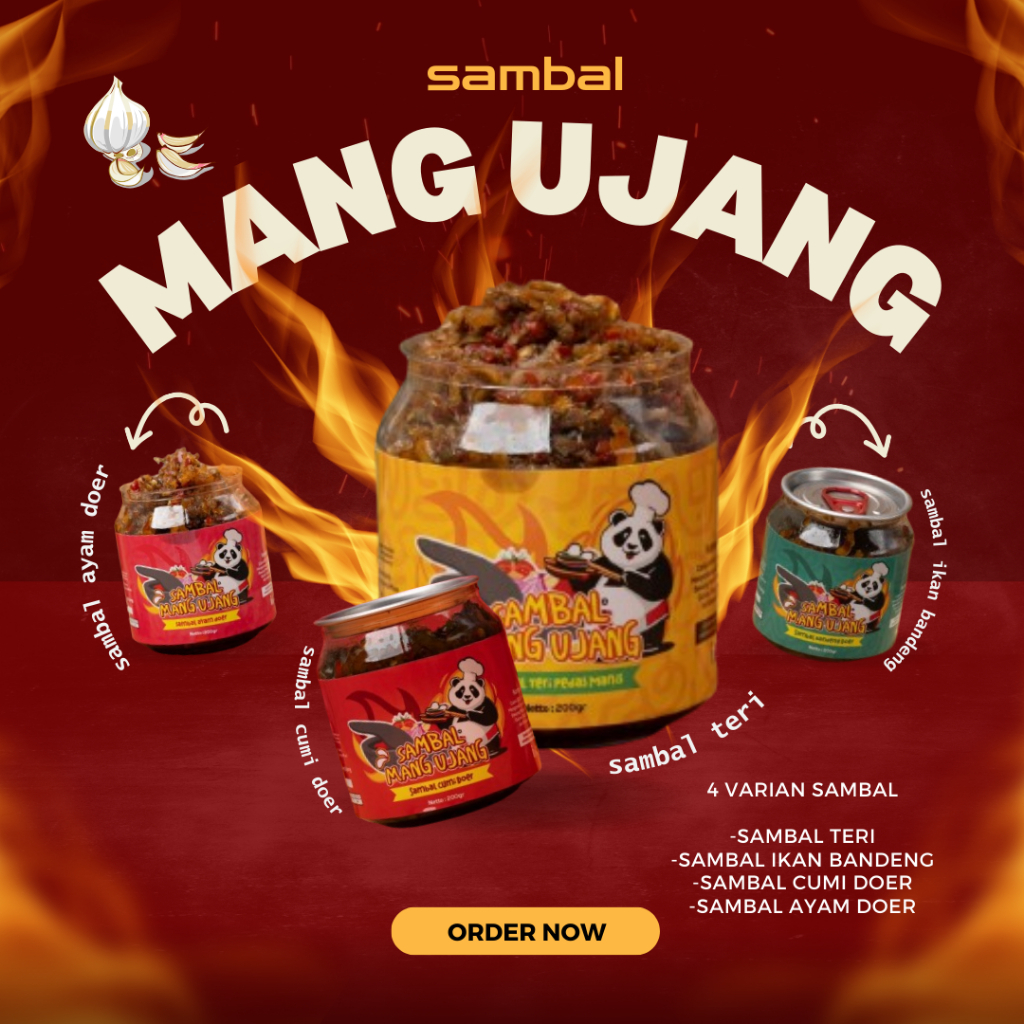 

SAMBAL IKAN BANDENG MANG UJANG ,SAMBAL TANPA BAHAN PENGAWET(200g)
