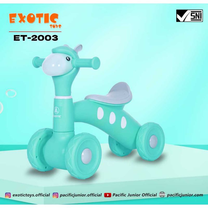PUSHBIKE/RIDE ON/PUSHBIKE ANAK/RIDE ON ANAK/SEPEDA KESEIMBANGAN/RIDE ON KARAKTER/RIDE ON ET 2003/EXO