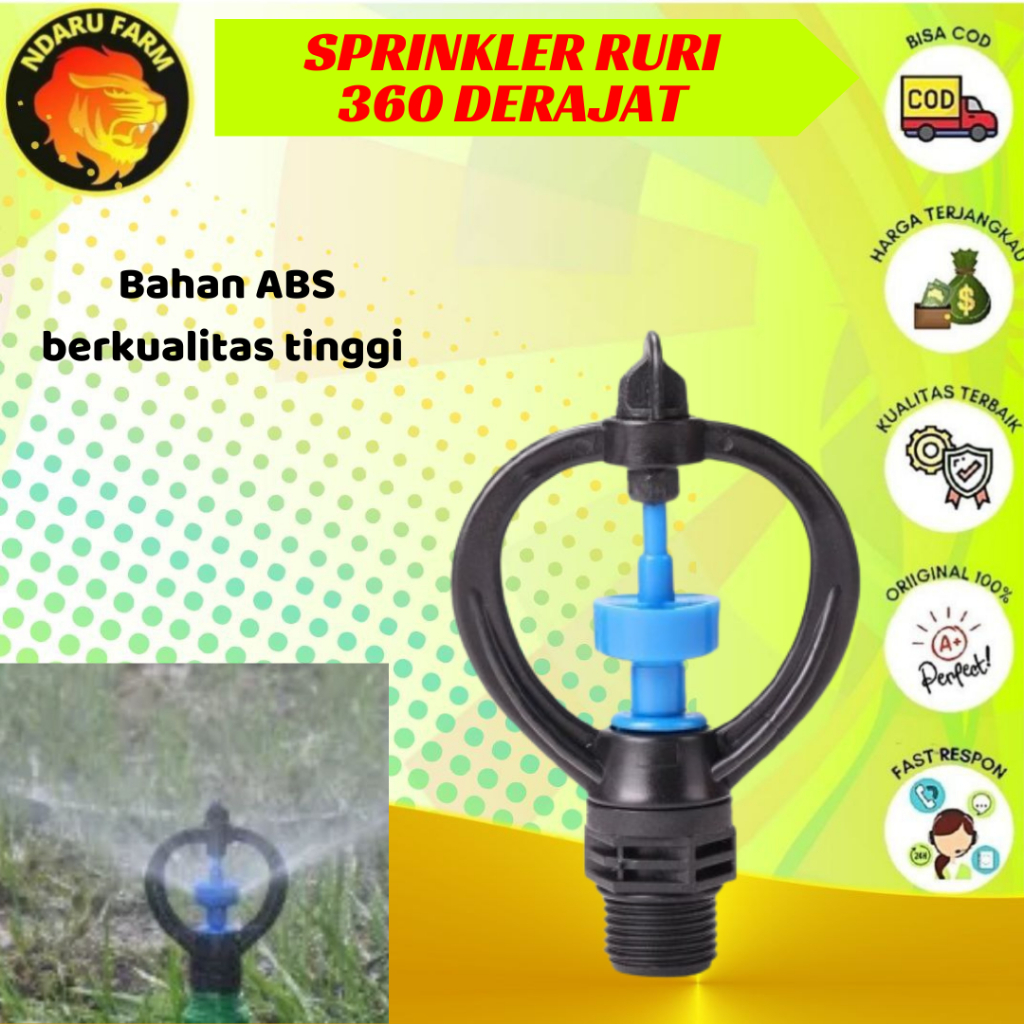 SPRINKLER RURI 360 KINCIR AIR PERTANIAN PERKEBUNAN TAMAN