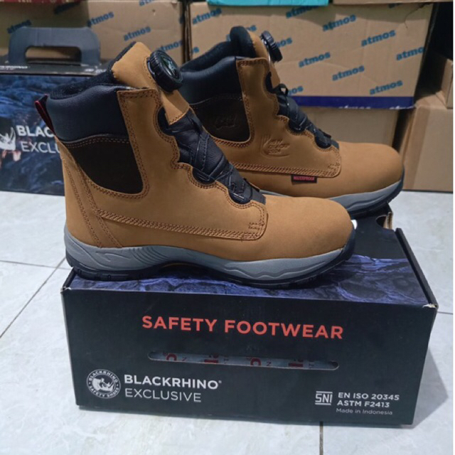 sepatu safety black rhino 0605 Ls Ca BRExtreme Redwing size 42