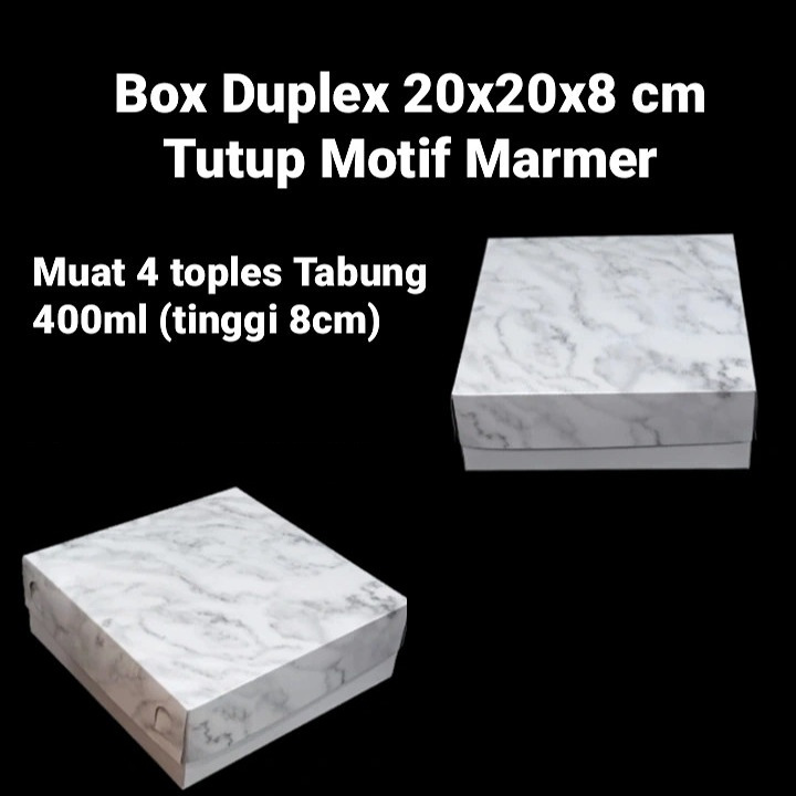 

(10pcs) Box Hampers Kemasan Bolu Kue Tart Lapis Surabaya Dus Kado Ukuran 20x20x8cm