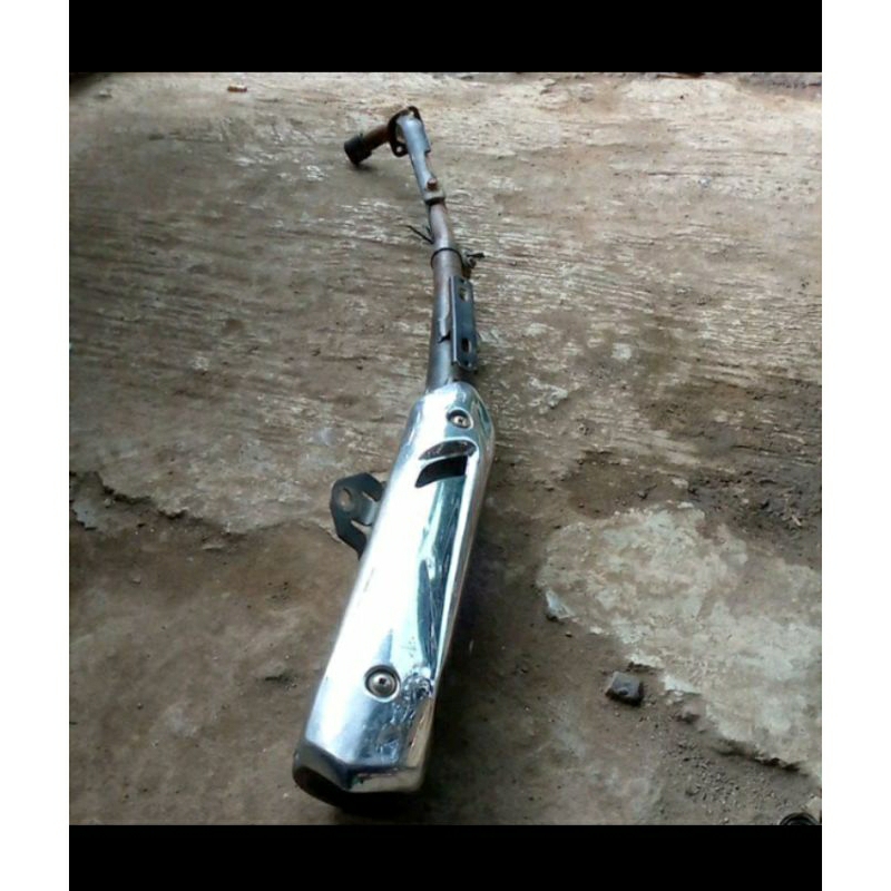 knalpot standar Yamaha Vega ZR seken ORI copotan