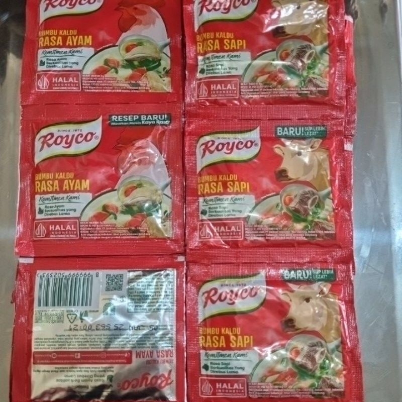 

Royco Rasa Ayam dan Sapi 8 gr isi 12 pcs