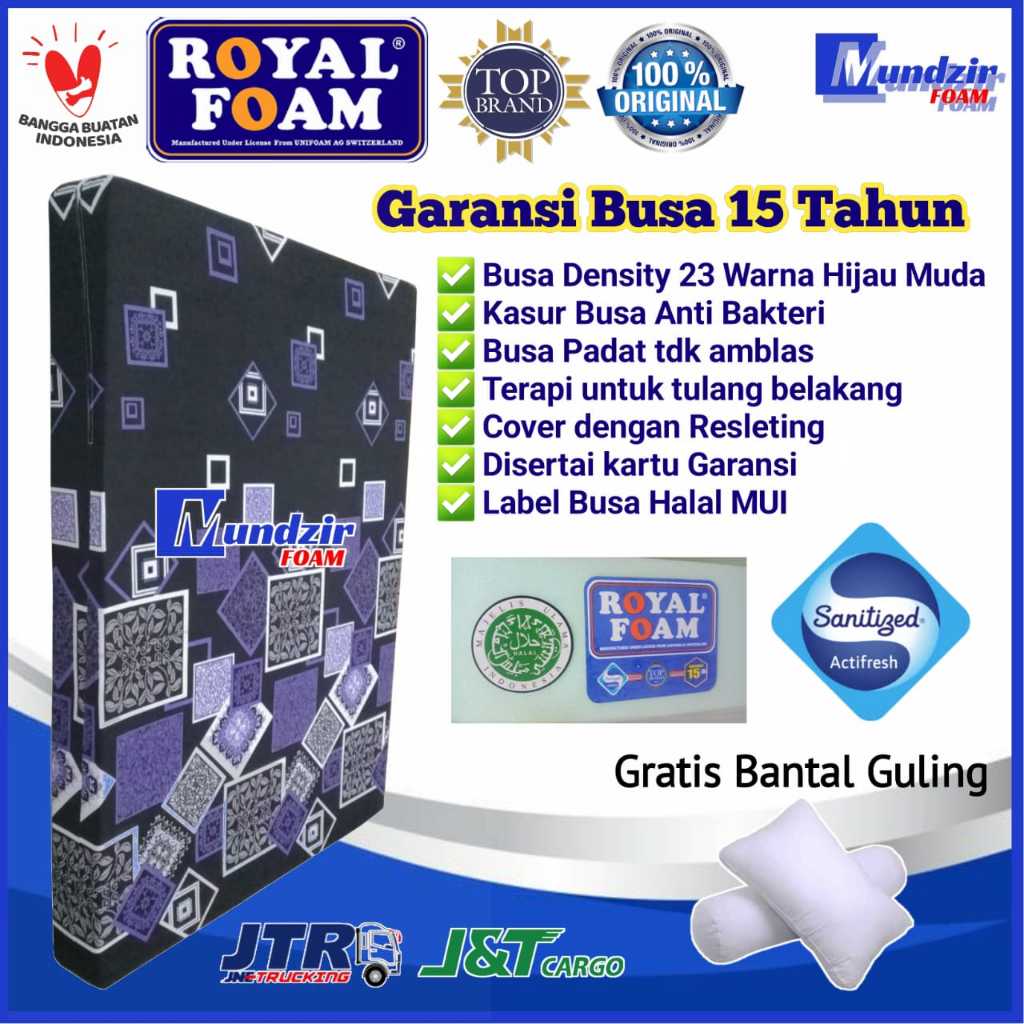 Kasur Busa Royal Foam Density 23 Garansi 15 Tahun