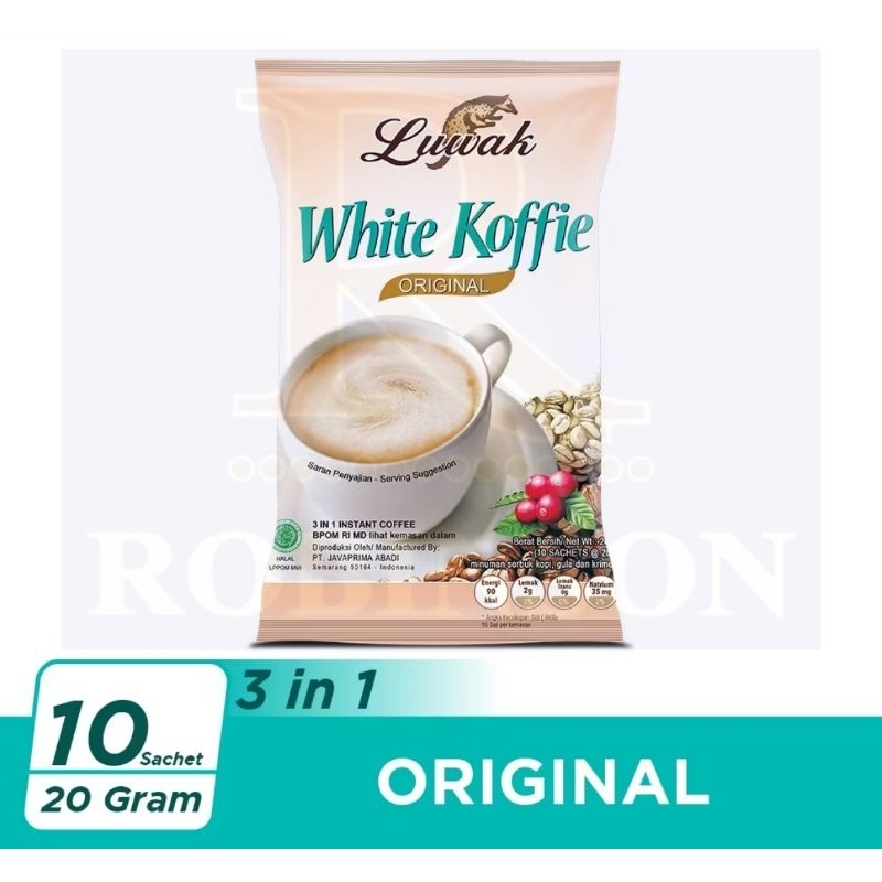

_robinson cibinong_LUWAK WHITE KOFFIE ORIGINAL 10x20gr