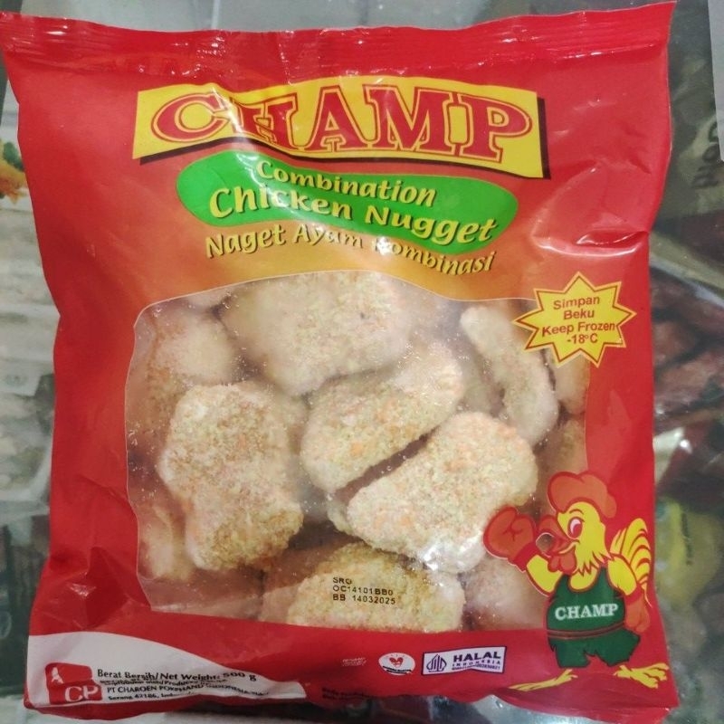

champ combination chicken nuggets