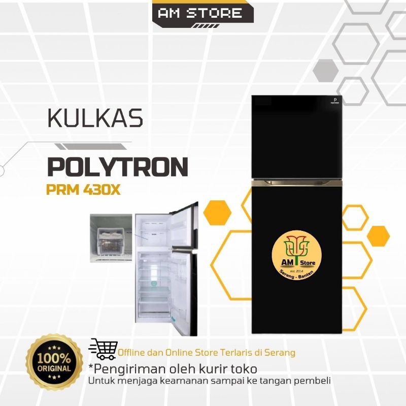 Kulkas 2 Pintu Polytron PRM 430X