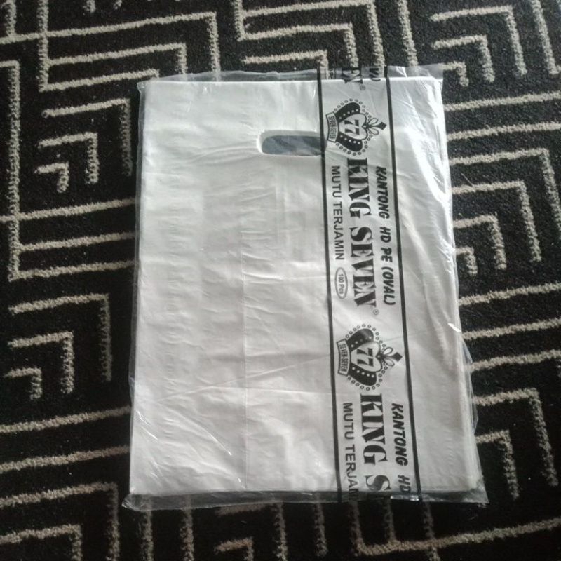 Kantong HDPE oval / Kantong plastik Plong polos