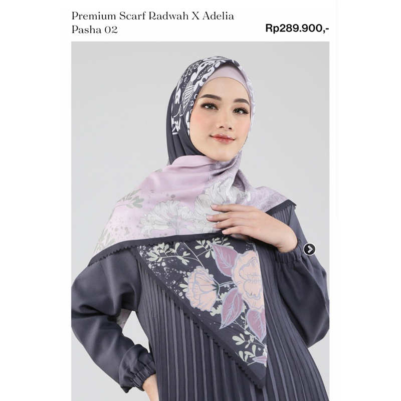 Preloved Hijab / Premium Scarf Radwah x Adelia Pasha