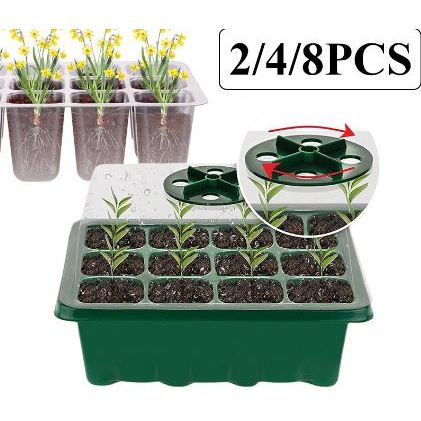 Tray Semai 12 Lubang Untuk Tanaman Media Tanam / Tray Untuk Media Tanam