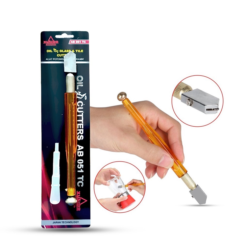 

ALAT POTONG KACA Cutter Stainless Steel Unboxing Kertas Dinding Baja Cuter Besi Multifungsi 18 MM Tahan Karat