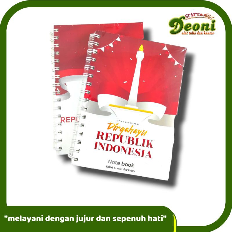 

Notebook Spiral A5 Merah Putih 2465