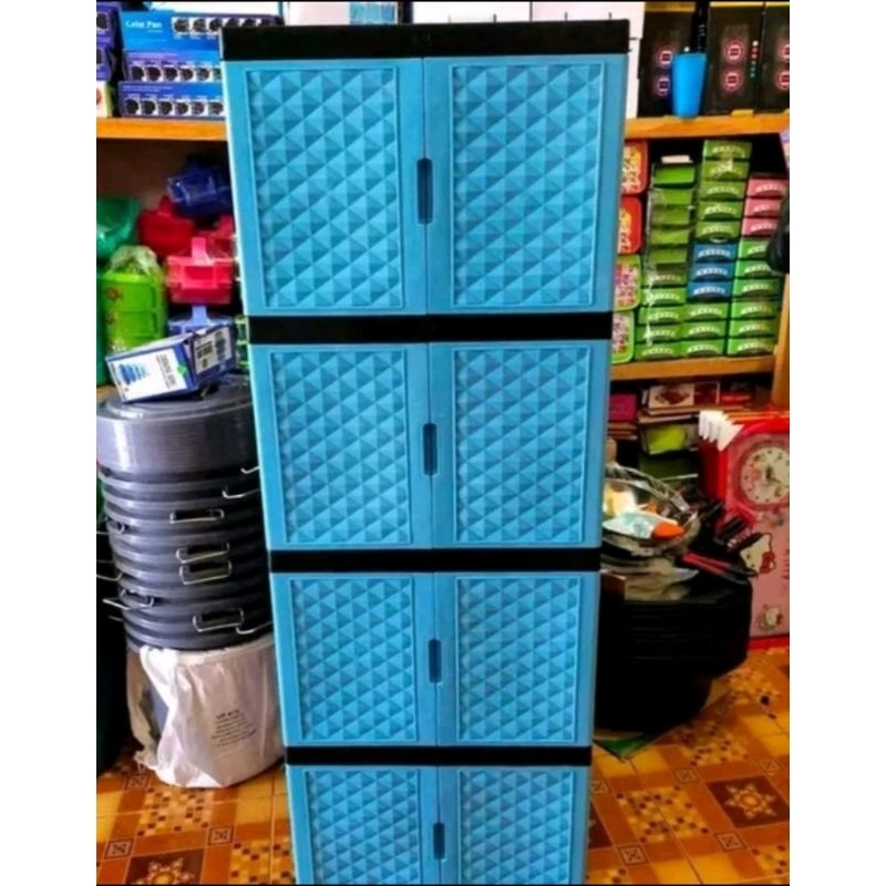 Lemari 4 Susun Tabitha / Lemari 4 Susun Kuat / Lemari 4 Susun Anti Rayap Jamur / Lemari 4 Susun Kuat