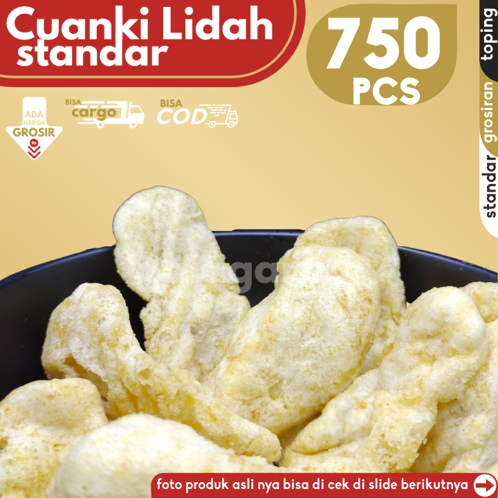 

GROSIRAN - 750pcs Cuanki LIDAH Standar 5x150pcs by GG (Bisa COD/Grosir/Kargo)