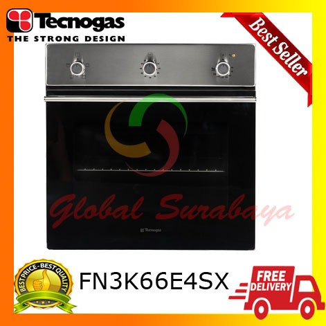 Tecnogas FN3K66E4SX Oven Tanam