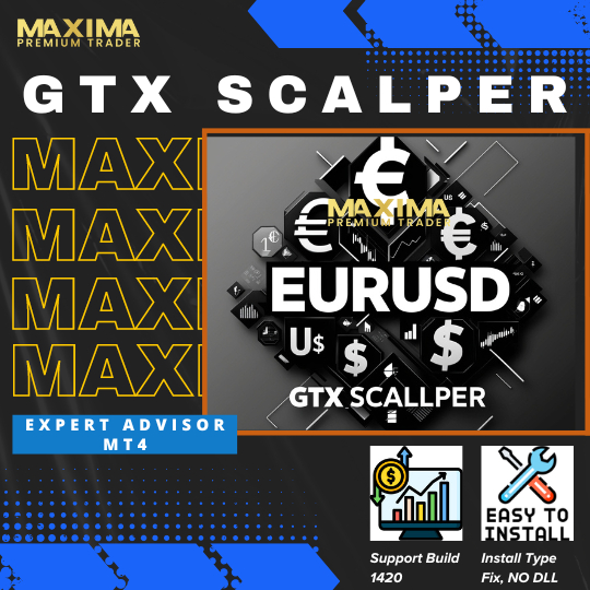 EA MT4 Robot Trading GTX Scalper v1.2 - NODLL