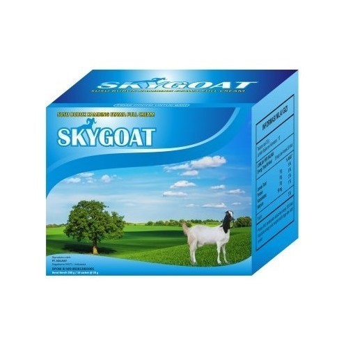 

SKYGOAT - Susu Kambing Etawa Bubuk SKY GOAT Rasa Coklat 1 Box Isi 10 Sachet