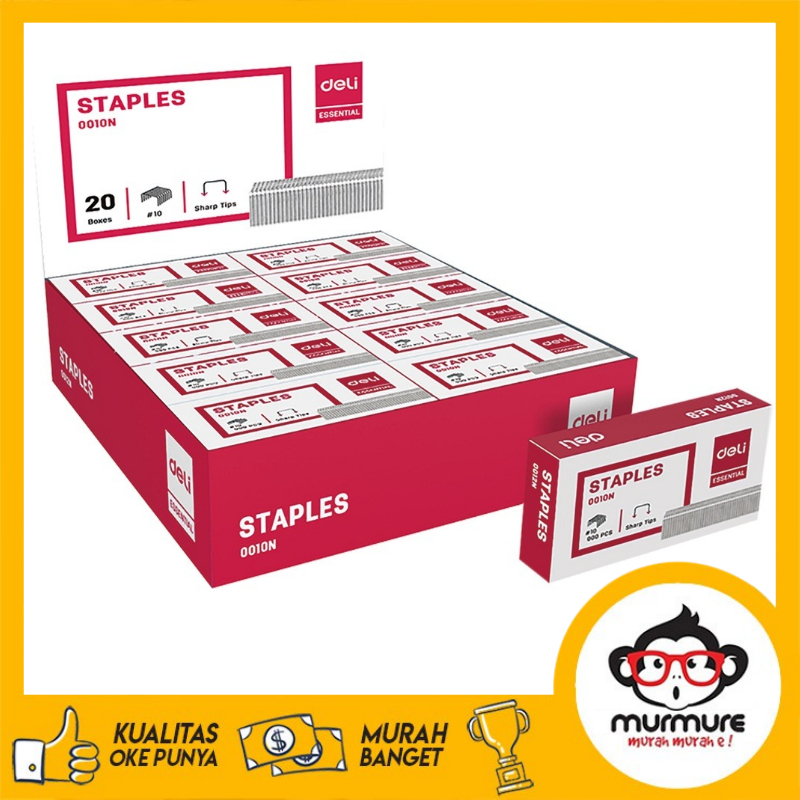 

murmure i ISI KLIP STAPLES HD 10 STAPLER DELI E0010N