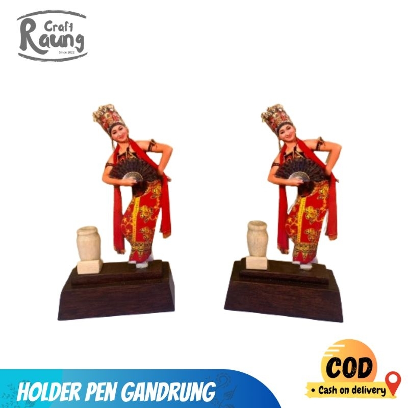 Pen Holder Gandrung , Tempat Pulpen Gandrung , Oleh-oleh Khas Banyuwangi , Souvernir Gandrung