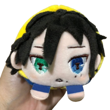Boneka Mochi Yamada Saburo Hypno Mic Mochi Doll Keychain Yamada Saburo Hypno Mic