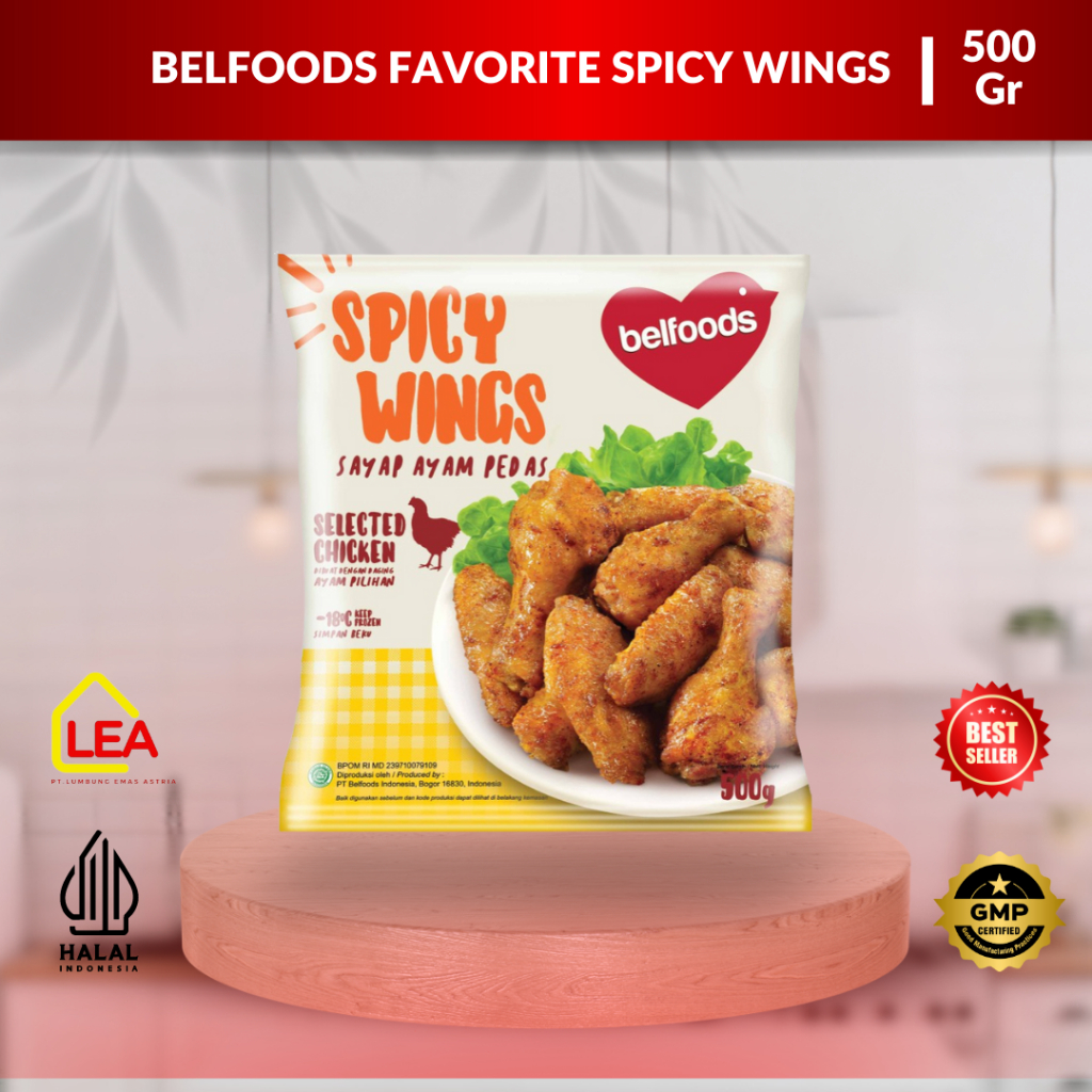 

Belfoods Favorite Spicy Wings 500gr