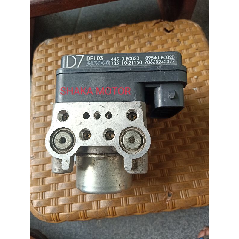 modul abs Toyota rush untuk kode D7