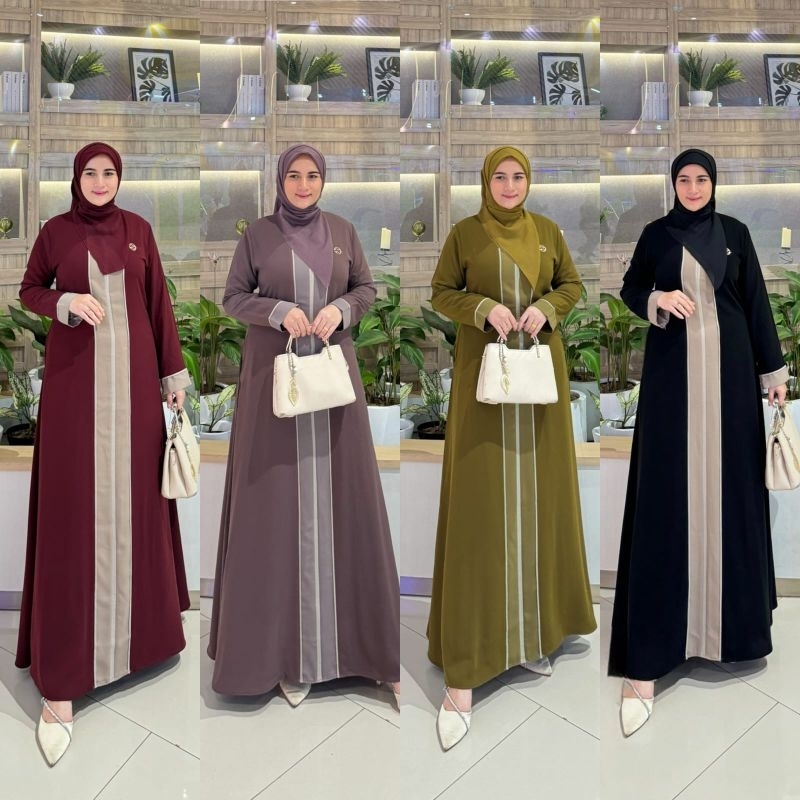 GAMIS KHANSA DRESS ORIGINAL BY ZAHRA TERMURAH