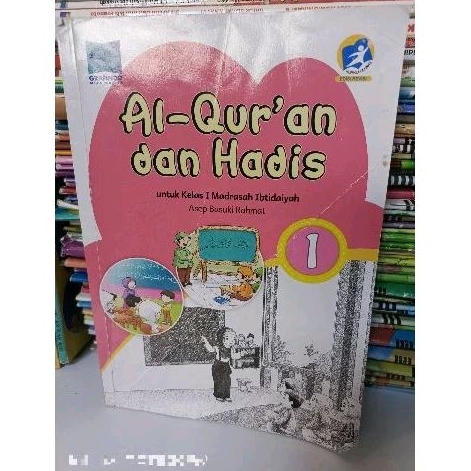 

Buku Alquran Hadis kurikulum 2013 edisi revisi kelas 1 SD penerbit Grafindo