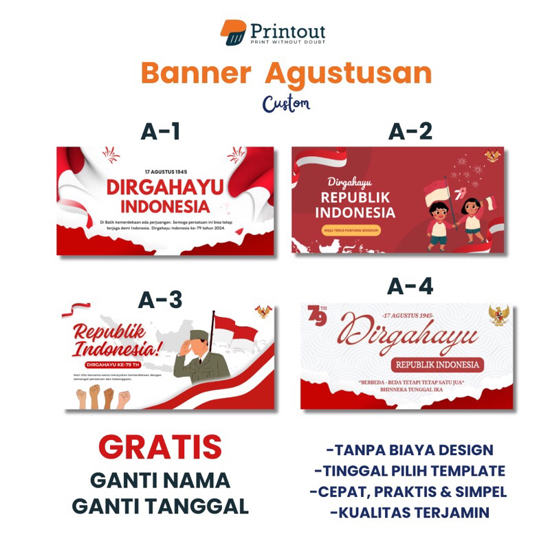 CETAK BANNER MURAH BANNER FLEXY / BANNER FLEXI SPANDUK MURAH BANNER CUSTOM / BANNER AGUSTUSAN / BANN