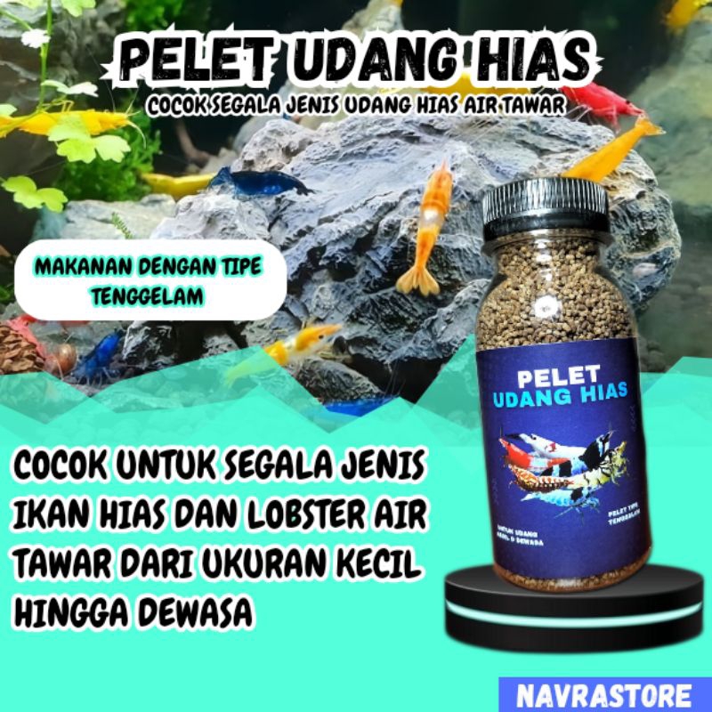 PELET UDANG HIAS DAN LOBSTER AIR TAWAR PREMIUM