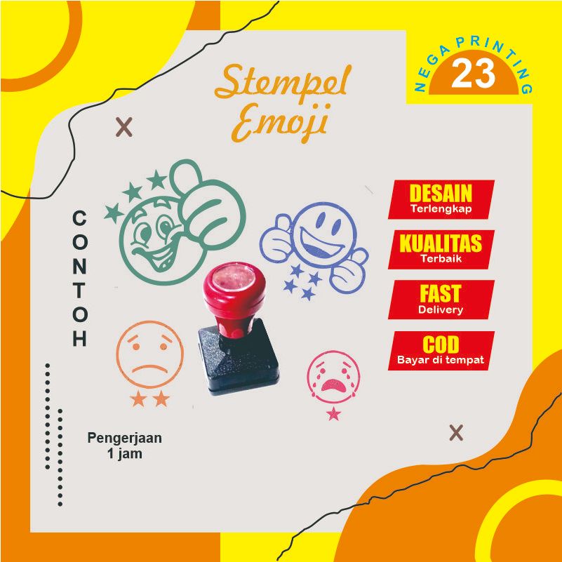 

Stempel Emoticon Penilaian guru kelas menilai siswa / Emoji Penilaian (1 set)