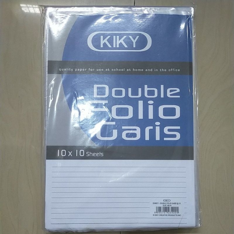 

KIKI Kertas Double Folio Bergaris