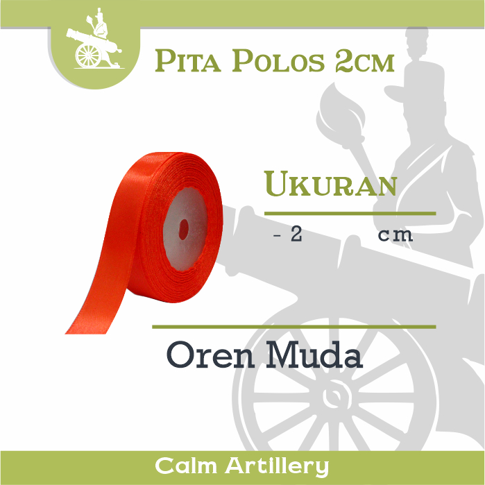 

Pita Satin Polos Oren Muda | Pelengkap Kemasan Hadiah, Box, Hampers, Buket Bunga, dll.