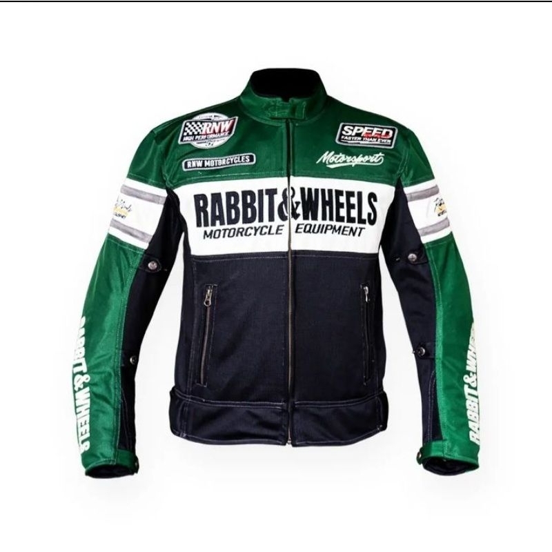 Jaket Rabbit And Wheels New Combo Green