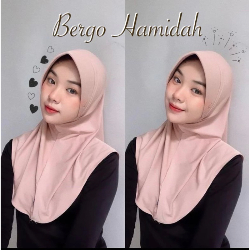 Bergo Hamidah Jersey Size S/ Bergo Instan Hamidah S
