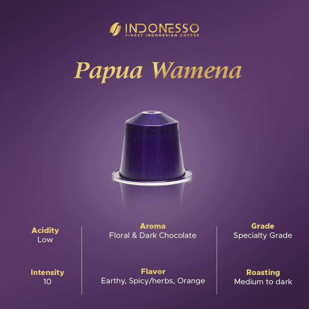 

RB22 INDONESSO Assorted Edition Coffee Capsules Compatible with Nespresso Machines / Kapsul Kopi 5