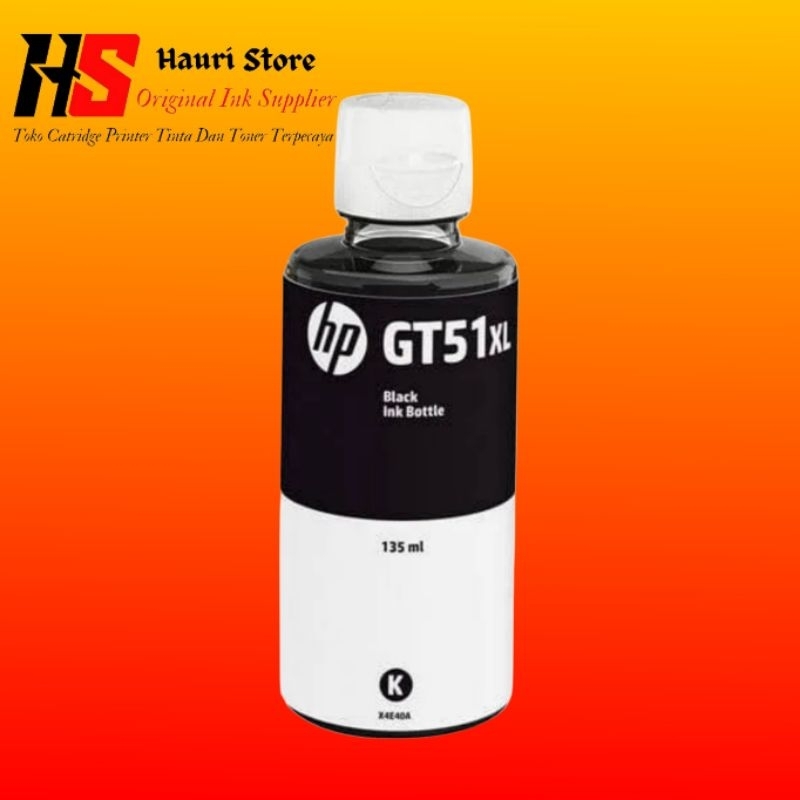 Tinta Hp GT53XL/GT51XL Black Ink Bottle (135ml) Original  ( LOSEPACK )