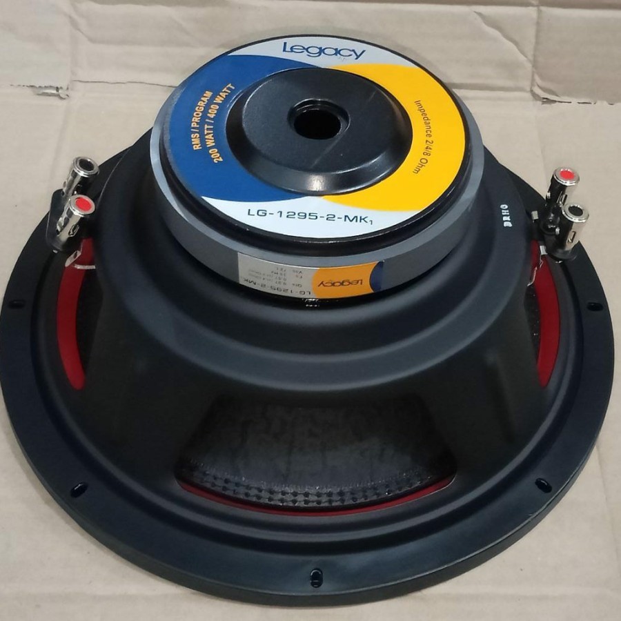 Speaker Legacy 12 Inch Legacy LG 1295 2 Subwoofer 12 Inch Legacy 1295 Double Coil Audio Subwoofer Mo