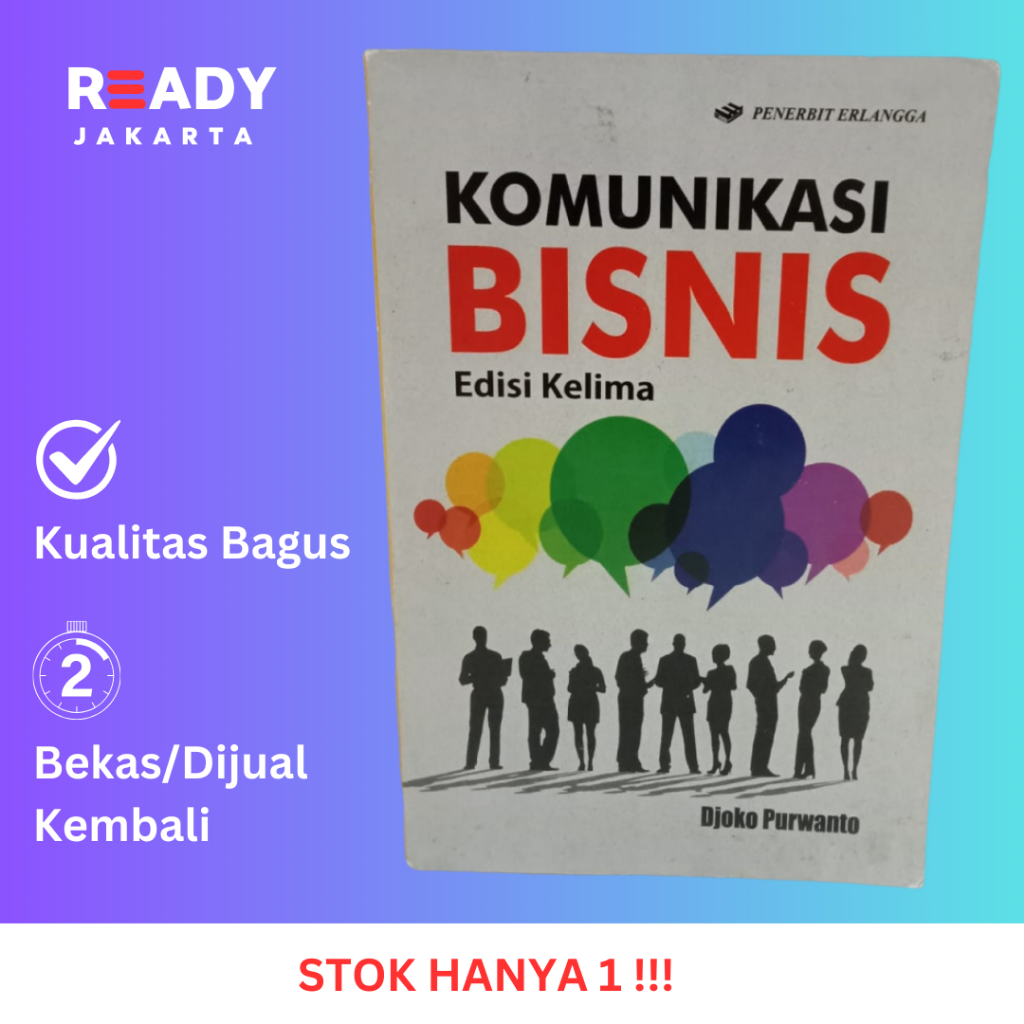 

Buku Komunikasi Bisnis | Edisi ke 5 | Djoko Purwanto