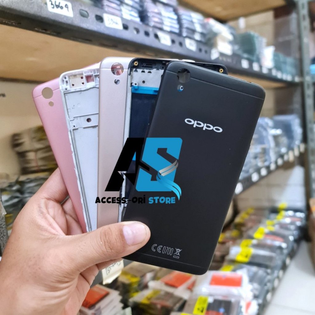 Casing Housing Fullset Backdoor + Frame LCD HP Oppo A37 A37FW A37M / Oppo Neo 9 Bekdor Kesing