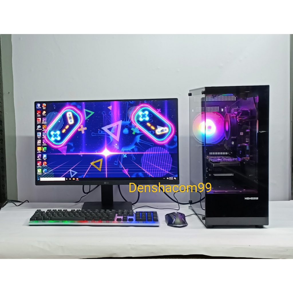 1 set PC Core Gaming i7 4790 + ram 16gb + ssd + hdd 1tb + Monitor 24 inch